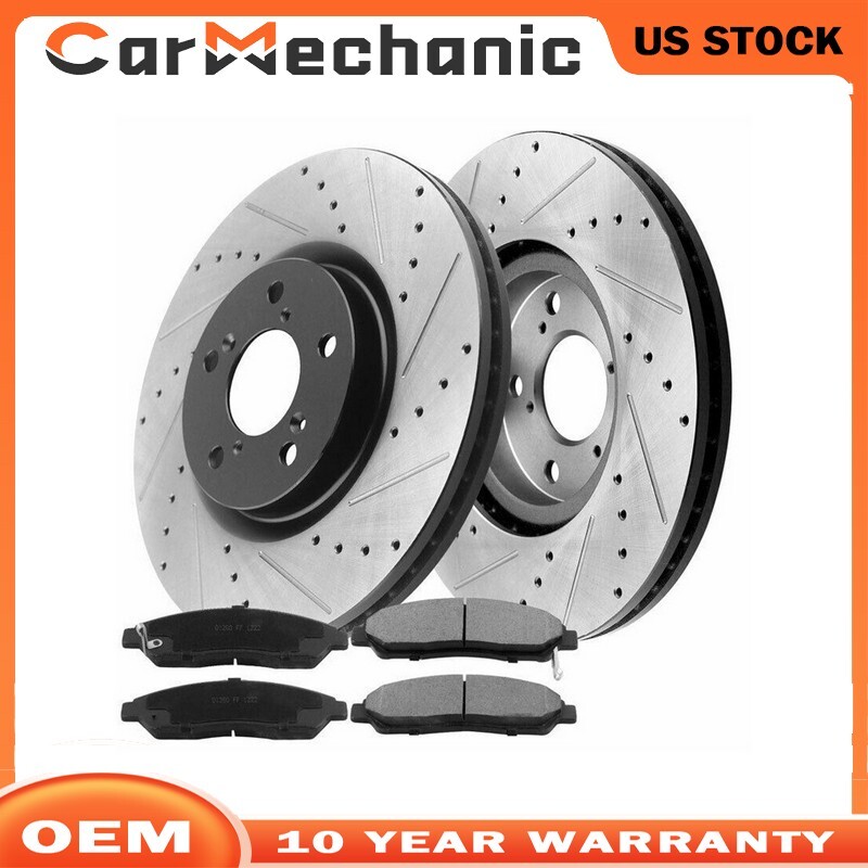 Chrysler Dodge Rear Brake Rotors and Pads for Caliber Sebring Patriot Avenger