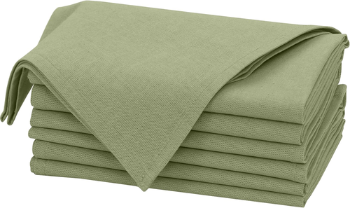 Linen Napkins Set of 12, 18X18 Cloth Napkins, Cotton Linen Blend Napkins Cloth W - Picture 21 of 30