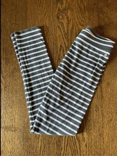 Matilda Jane Starting Line Leggings Pants Tween 435 12 Olive Green Striped