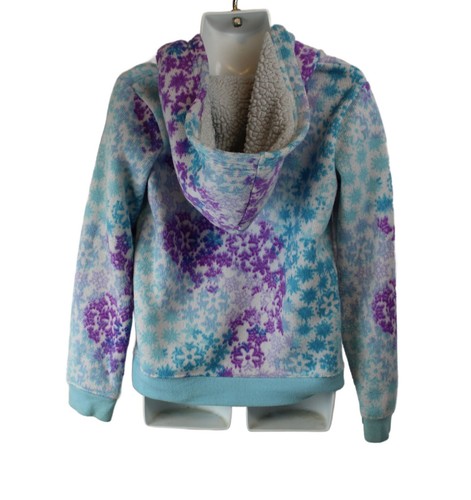 Disney Frozen Hoodie Sweatshirt Jumping Beans Multi Color Girls SZ 6 Zip Up - Picture 2 of 3