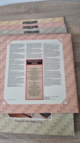 Remembering The 40s - 8xLP Box RDM 9691-9698 Mono *MINT Unplayed - Picture 7 of 9