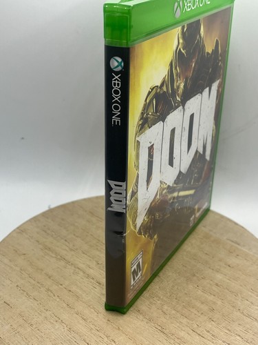 Doom (Microsoft Xbox One, 2016) with Manual & Both Inserts - Picture 3 of 14