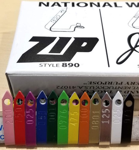 Bandas de ala con cremallera 1000 piezas etiquetas de identificación personalizadas para aves de corral y pollo con nombre o nombre de granja - Imagen 5 de 23