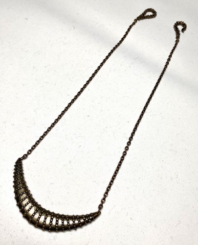Dream Collective Kathryn Bentley Oxidized Brass Texture Statement Necklace Siren - 第 14/16 張圖片