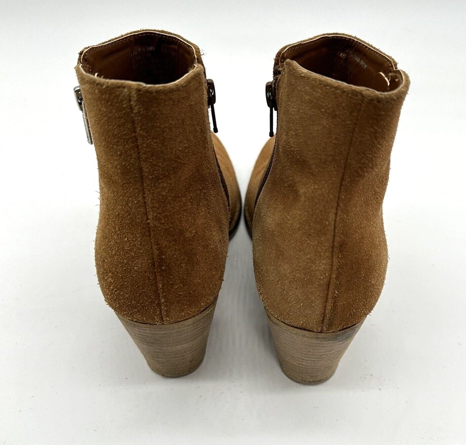 BCBGeneration Ankle Boots Women's Suede Zip Closure Laura 34BBC968 Tan 9.5 B - Image 3 of 4