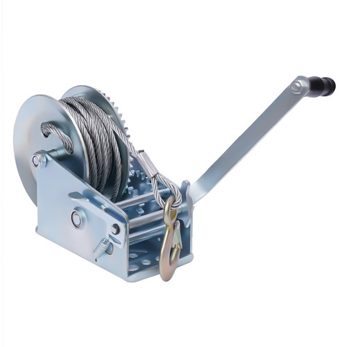 Cabrestante manual de 10 m de alta resistencia 3500 lb gancho extractor de cable bote ATV remolque polipasto - Imagen 4 de 17
