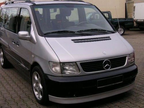 BR style Splitter for Mercedes Vito W638 Front bumper lower spoiler/ Skirt/ Lip - Picture 3 of 7