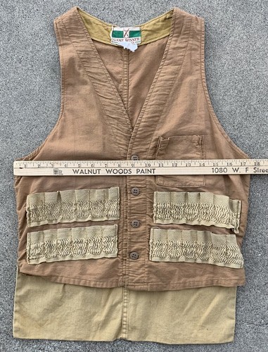 vintage Game Winner Sportswear hunting vest style 233 size SM - Picture 9 of 12