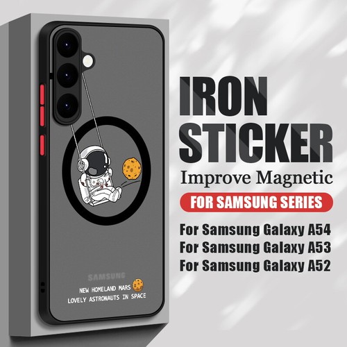 Astronauts Magsafe Matte Case For Samsung Galaxy A55 A54 A53 A52 A34 A14 Cover - Picture 16 of 22