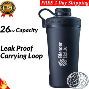 Download Protein Shaker Bottle Stainless Steel 26oz Matte Black Radian Insulated NEW | eBay