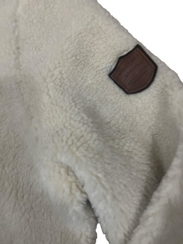 Wanakome Zeus Oatmeal Sherpa Hoodie Jacket full zip size LARGE - Picture 2 of 11