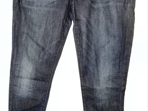 Jeans Hudson denim tasca con patta gamba dritta in fienile 31" cucitura interna taglia 26 - Foto 3 di 11