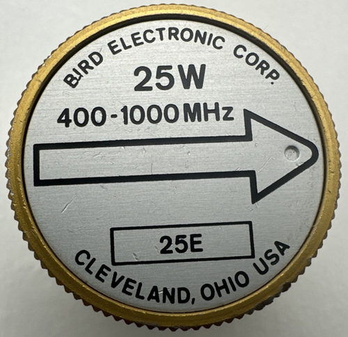 Bird 43 Thruline WattMeter Element 25W 25E 400-1000MHz