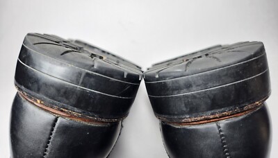 Coach Brandon Brogue Wingtip Black Leather Boots Men display picture 2