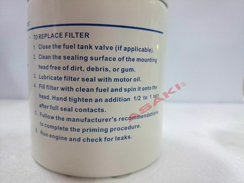 Only Solas Outboard Gasoline Engine Fuel Filter Water Separator NMW214 10 Micron - Foto 5 di 7