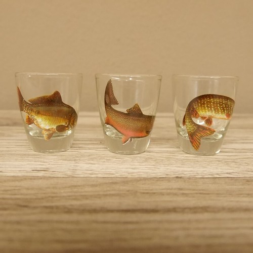 Juego de 7 vasos de licor con motivos de pescado + jarra con vasos de licor LUCIO - Imagen 5 de 6