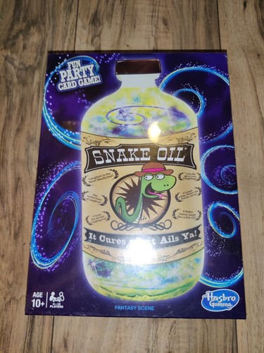 Hasbro SNAKE OIL It Cures What Ails Ya! FUN Family PARTY CARD GAME 2016 Sealed - Picture 2 of 5