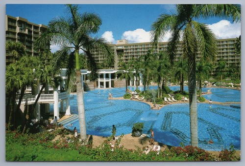 The Westin Kauai Hotel and Resort Kauai Lagunen Kauai Hawaii 1980er Postkarte-DX
