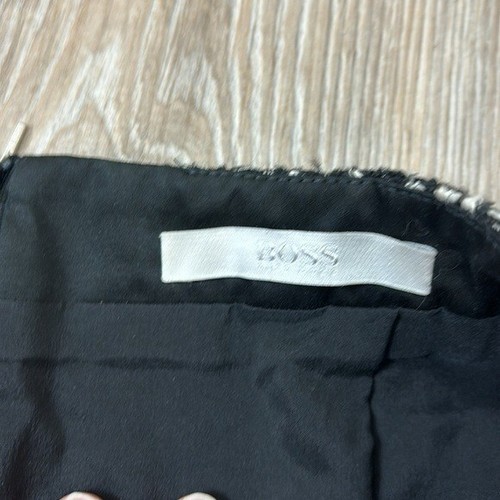 Boss tweed business casual pencil skirt seam undone on bottom size 2 - Bild 3 von 10