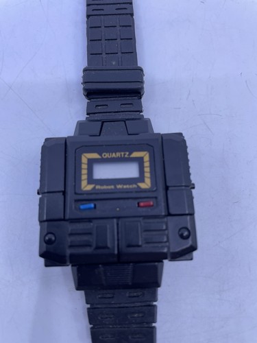 1980s Robot Watch Quartz Transforming Vintage 80s Transformers Micro Change W2 - Picture 2 of 7