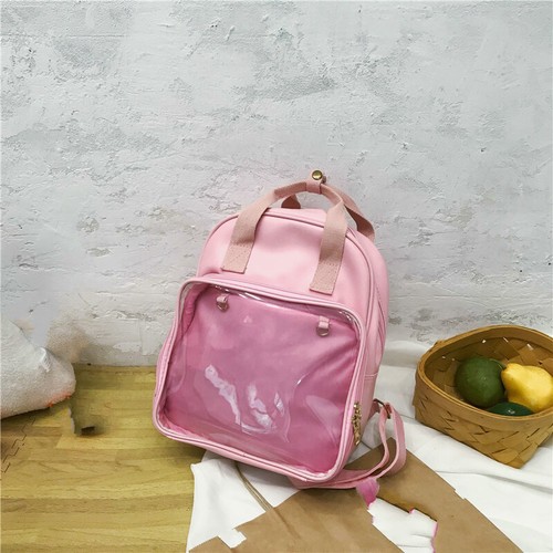 Cute Lolita Girls Ita Bag Transparent Itabag Backpack Handbag Travel School Bag - Bild 15 von 20