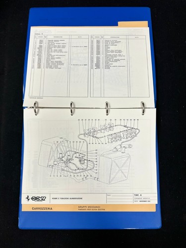 Ferrari BB 512 Berlinetta Boxer Spare Parts Catalogue - MarParts - Picture 4 of 4