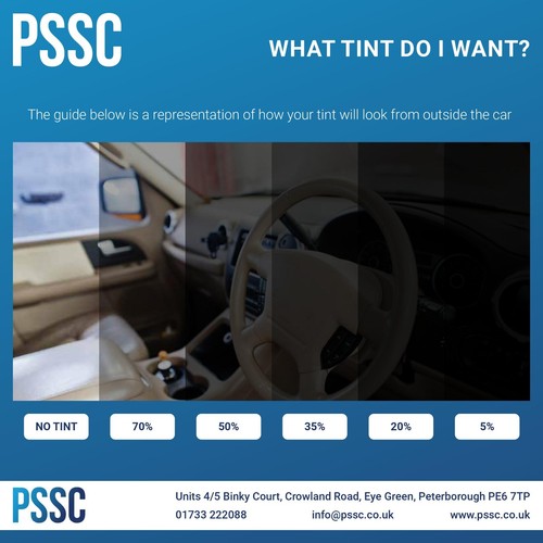 Películas para ventanas de auto PSSC precortadas Sun Strip - Hummer H2 2002 a 2007 - Imagen 2 de 11