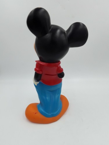 ILLCO Mickey Mouse Sparschwein Kunststoff Münzfach Disney 70er Vintage - Bild 4 von 11
