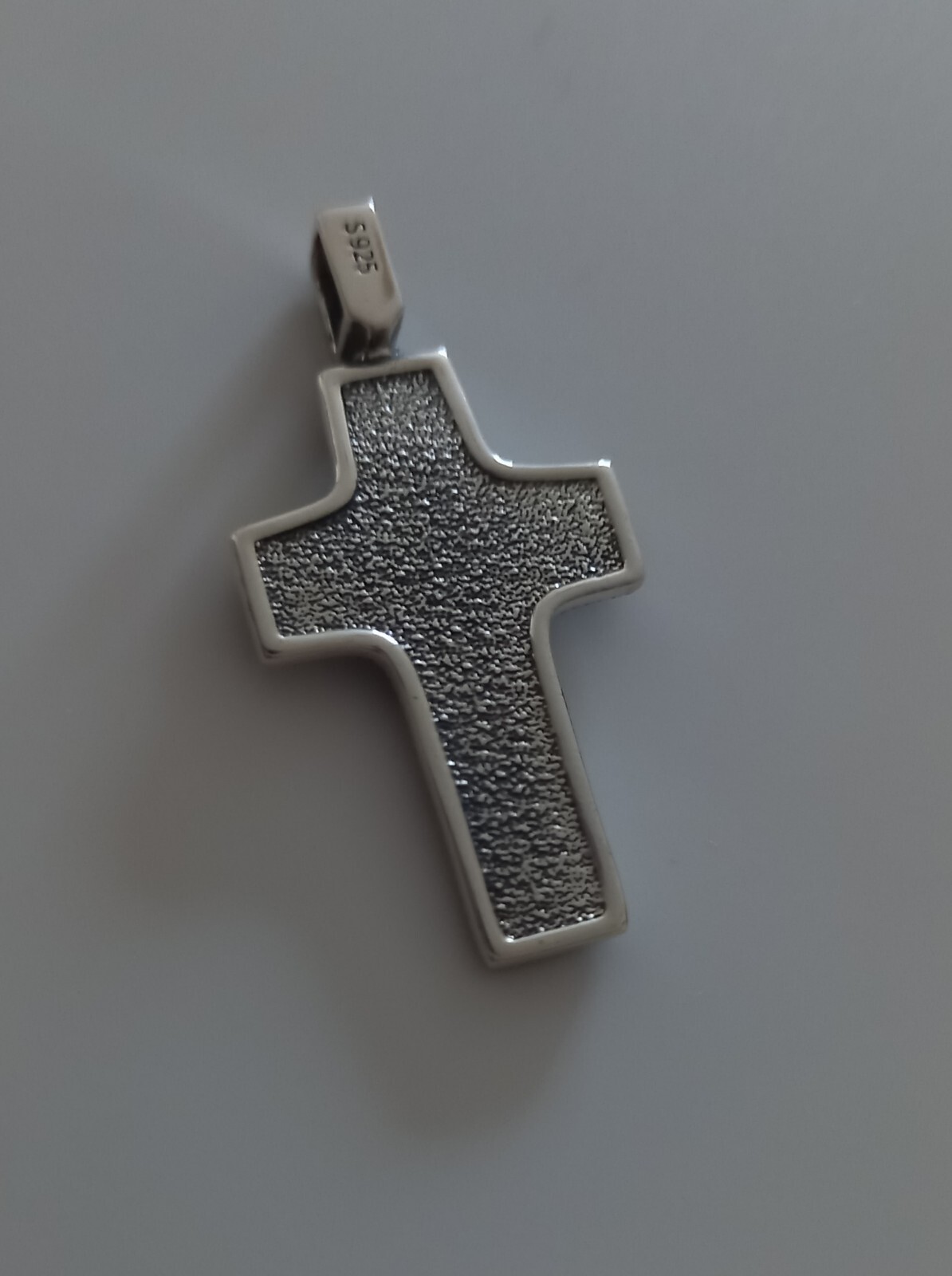 Sterling Silver Vintage Embossed Style Cross Pendant eBay