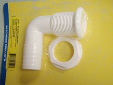 THRU HULL FITTING SEACHOICE 18141 90DEGREE HOSE 1-1//8/" BOATINGMALL BOAT PARTS
