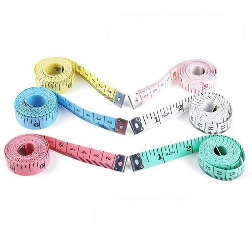 Paquete de 3 reglas de cinta métrica corporal paño de costura medida a medida 60 pulgadas 150 cm - Imagen 1 de 9