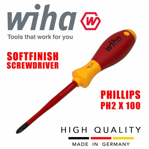 Wiha Elektriker Schrauber VDE Geschlitzt PH1 PH2 Philips PZ1 PZ2 Pozi Torx Hex - Bild 29 von 63