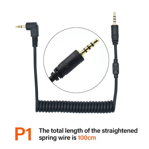 2.5mm-C3 Camera Remote Control Shutter Release Cable For Canon 6D 5D3 7D2 7D 1DX - Picture 16 of 16
