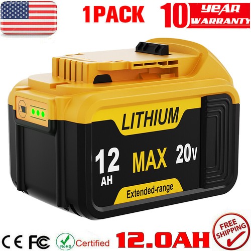 For DeWalt 20V 20 Volt Max 8.0/12.0AH Lithium Battery or Charger DCB206 DCB201 - Picture 18 of 34
