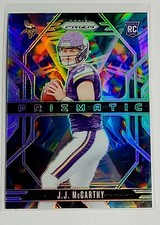 2024 Panini Prizm Football J.J. McCarthy RC Prizmatic Silver #8 - Vikings 