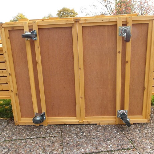 Hühnerstall rollbar Hühnerhaus 214CM Hühnervoliere Hühnerkäfig Kleintierstall  - Bild 10 von 11