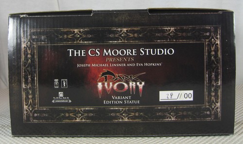 Dark Ivory White Variant Statue 38/100 Clayburn Moore Joseph Linsner NEW SEALED - Picture 10 of 10