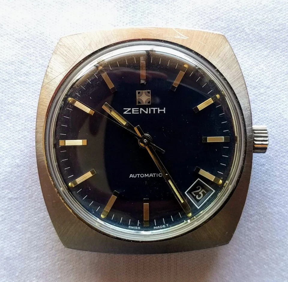 Reloj Zenith automático vintage de 1975 - todo original, funciona perfectamente Foto 3 de 4