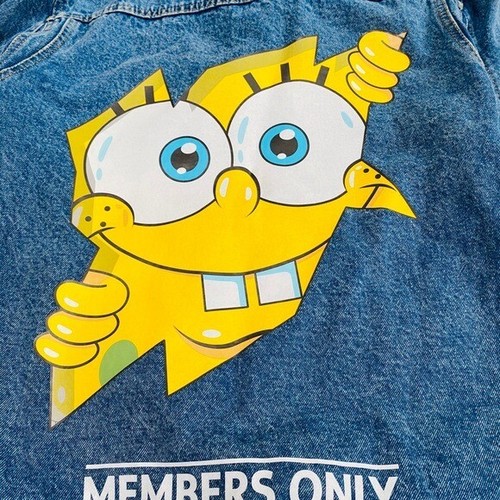 Members only x Nickelodeon spongebob Jean jacket M - Picture 8 of 8