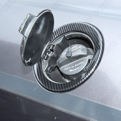 For 09+ Dodge Challenger Fuel Tank Cover Door Gas Filler Cap Carbon Fiber Style - Bild 9 von 11