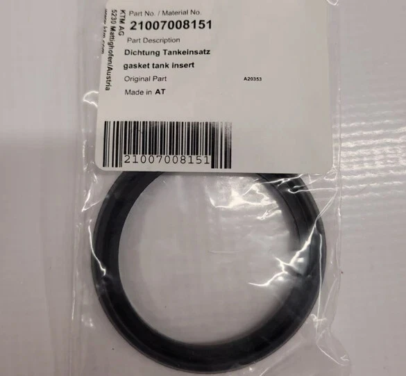KTM Husqvarna Gasket Tank Insert  OEM 21007008151