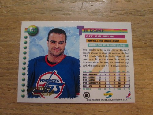 1994-95 SCORE, GOLD LINE, HOCKEY, MULTI LISTING, YOU PICK 'EM - Picture 106 of 300