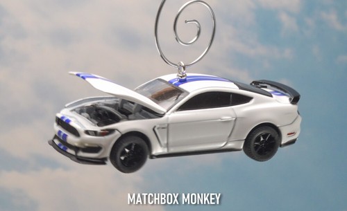 White 2015 Ford Shelby Cobra GT350 Christmas Ornament Mustang GT-350 Adorno - Picture 2 of 14