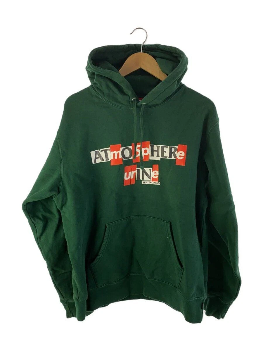 Sweat à capuche Supreme M coton vert occasion