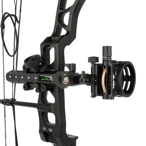 5 Pin Compound Bow Sight Micro Adjustable .019" Archery Hunting Target RH LH - Picture 18 of 18