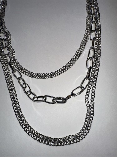 Jewelry Set Paparazzi Necklace Earrings Ring Silver Green Chic Modernist Flapper - Picture 6 of 16