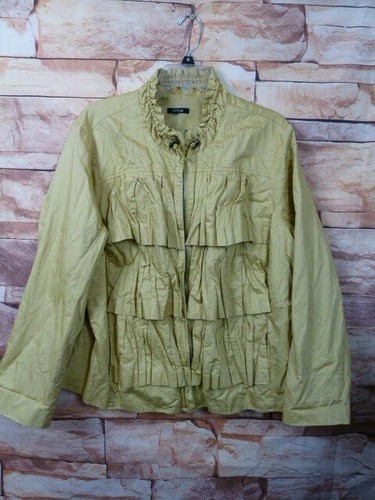 Apt. 9 Women Yellow Jacket Size L-XL  - Picture 2 of 7