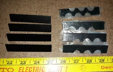 20EE62 ASSORTED BLOCK OUT PLATES, 8 PCS, VERY GOOD CONDITION
