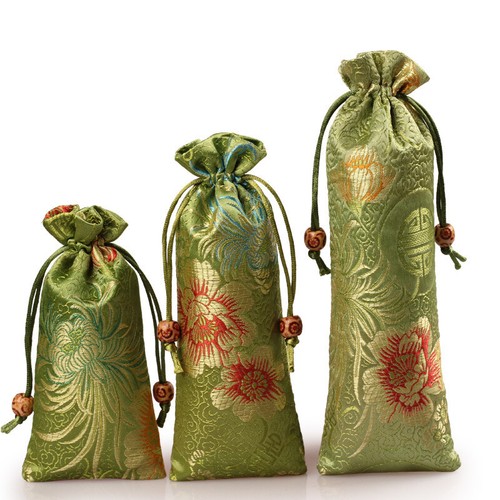 Satin Drawstring Gift Bags Jewelry Pouch Party Wedding Favor Present Small Cloth - Picture 13 of 17