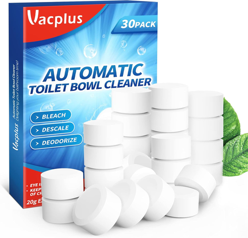 Toilet Bowl Cleaner Tablets 30 PACK, Automatic Toilet Bowl Cleaners with Bleach - Picture 10 of 12